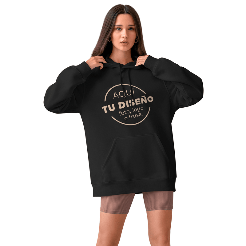 Sudadera Negra Capucha